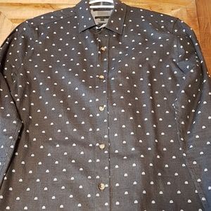 Tailored fit flannel igloo print size XS